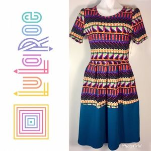 NWT-LuLaRoe Amelia Tribal Print Dress